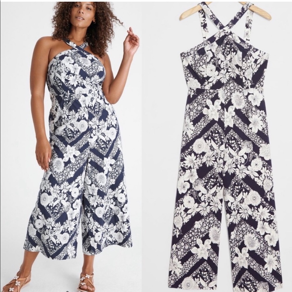 ANTHROPOLOGIE MAEVE Magda floral jumpsuit